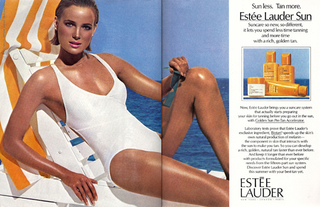 Illustration for article titled 1986 Lady Mag Ads: Turquoise Eyeshadow & The St. Tropez Tan